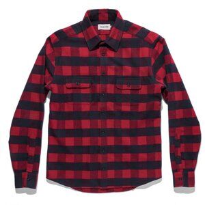 Taylor Stitch Yosemite Shirt: Red Buffalo Plaid (Like new XS - 36)